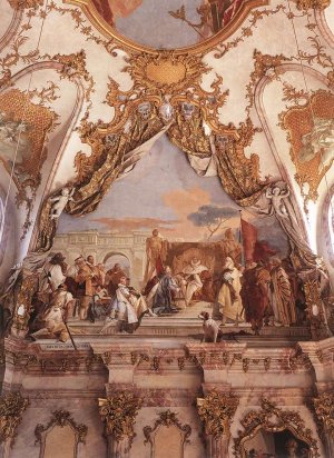 The Investiture of Herold as Duke of Franconia Oil painting by Giovanni Battista Tiepolo