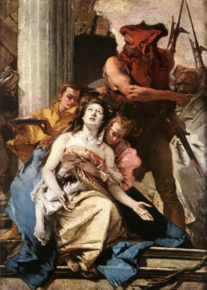The Martyrdom of St Agatha Oil painting by Giovanni Battista Tiepolo