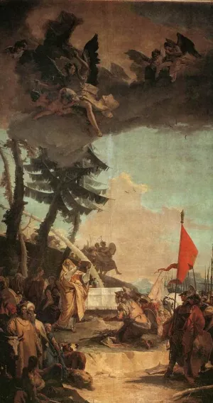 The Sacrifice of Melchizedek painting by Giovanni Battista Tiepolo