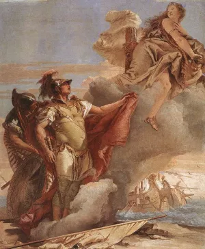 Venus Appearing to Aeneas on the Shores of Carthage by Giovanni Battista Tiepolo Oil Painting