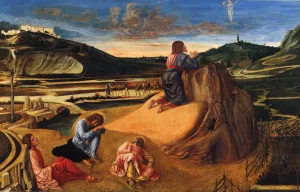 Agony in the Garden Oil painting by Giovanni Bellini