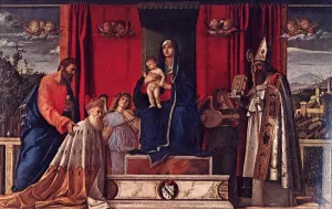 Barbarigo Altarpiece by Giovanni Bellini - Oil Painting Reproduction