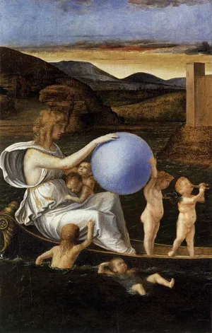 Four Allegories: Fortune or Melancholy Oil painting by Giovanni Bellini