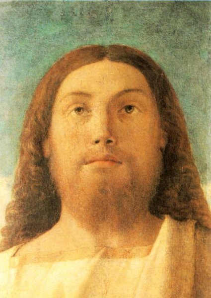 Main Product Photo of Head of the Redeemer Painting by Giovanni Bellini
