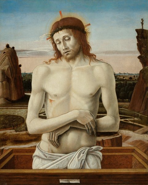 Main Product Photo of Imago Pietatis  Painting by Giovanni Bellini
