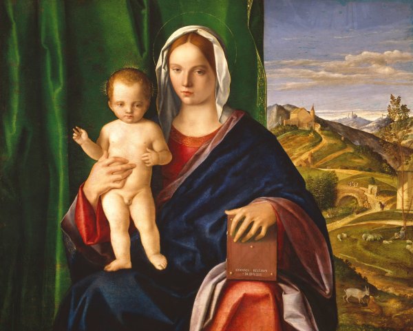 Main Product Photo of Madonna and Child  Painting by Giovanni Bellini