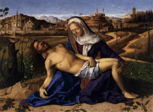 Pieta by Giovanni Bellini - Oil Painting Reproduction