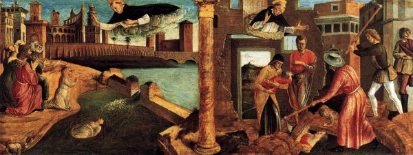 Main Product Photo of Polyptych of San Vincenzo Ferreri Predella Painting by Giovanni Bellini