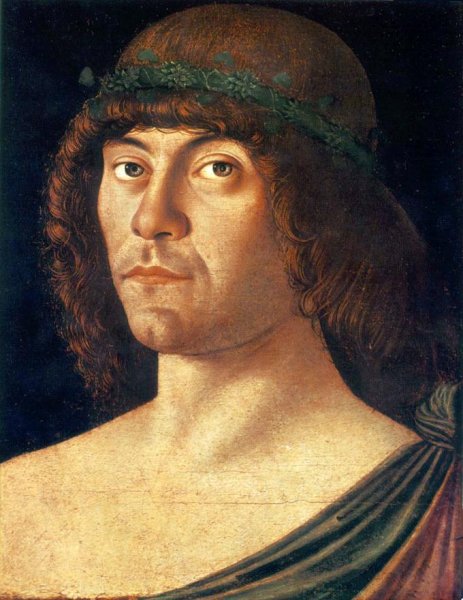 Portrait of a Humanist by Giovanni Bellini - Hand-Painted Oil Painting Reproduction