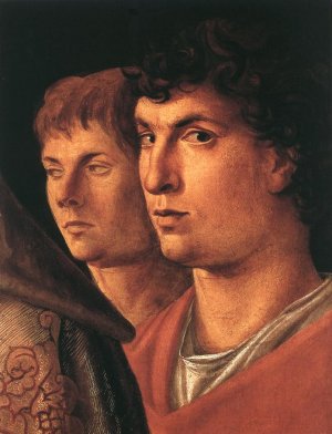 Presentation at the Temple Detail Oil painting by Giovanni Bellini