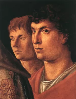 Presentation at the Temple Detail Oil painting by Giovanni Bellini