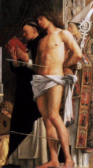 San Giobbe Altarpiece Detail Oil painting by Giovanni Bellini