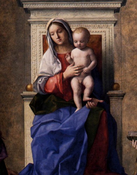 San Zaccaria Altarpiece Detail by Giovanni Bellini - Hand-Painted Oil Painting Reproduction