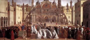 Sermon of St Mark in Alexandria by Giovanni Bellini - Oil Painting Reproduction