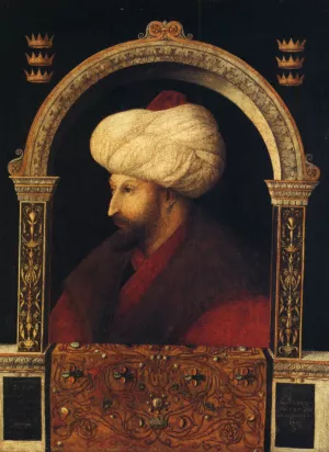 Sultan Mehmet II painting by Giovanni Bellini
