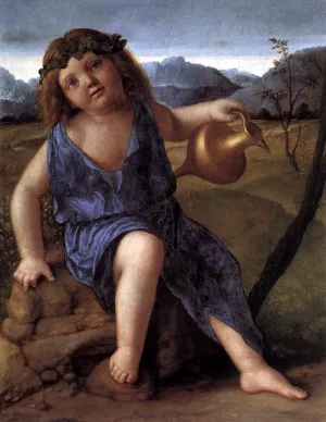 Young Bacchus by Giovanni Bellini - Oil Painting Reproduction
