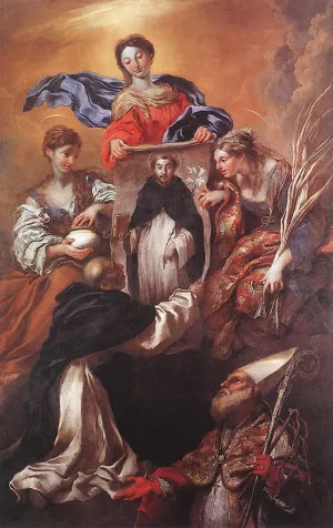 The Miracle of Soriano by Giovanni Benedetto Castiglione - Oil Painting Reproduction