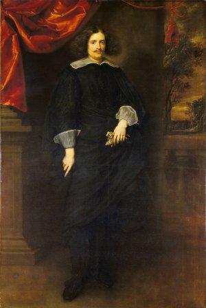 Portrait of a Nobleman by Giovanni Bernardo Carbone Oil Painting