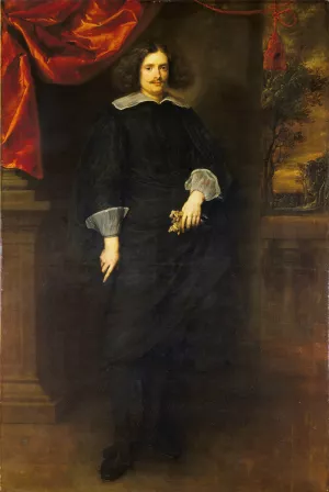 Portrait of a Nobleman by Giovanni Bernardo Carbone Oil Painting