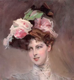 Beatrice Susanne Henriette van Bylandt by Giovanni Boldini - Oil Painting Reproduction