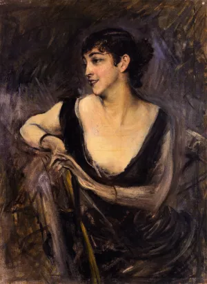 Countess Gabrielle de Rasty by Giovanni Boldini - Oil Painting Reproduction