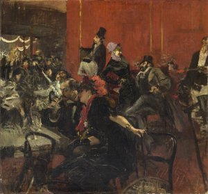 Feast Scene by Giovanni Boldini Oil Painting