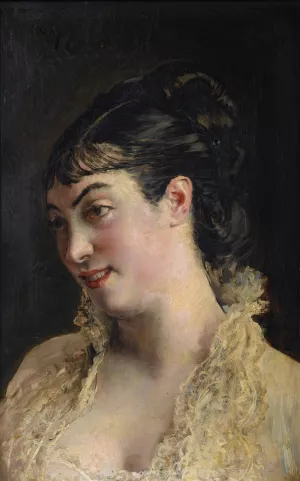 La bella donna by Giovanni Boldini Oil Painting
