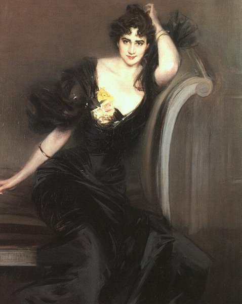 Main Product Photo of Lady Colin Campbell Painting by Giovanni Boldini