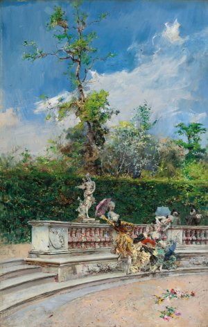 Les Domes by Giovanni Boldini Oil Painting