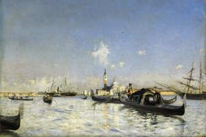 Lisola di San Giorgio a Venezia by Giovanni Boldini Oil Painting