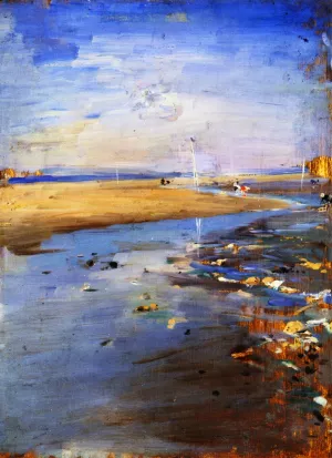 Low Tide at Trouville painting by Giovanni Boldini