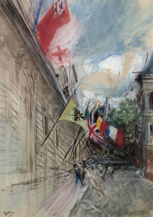 Paris, 14 July by Giovanni Boldini Oil Painting