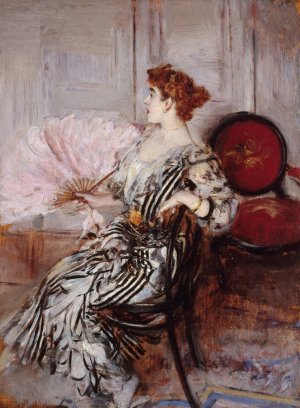 Portrait de Madame Torri, danseuse a l'Opera by Giovanni Boldini Oil Painting