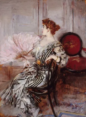 Portrait de Madame Torri, danseuse a l'Opera by Giovanni Boldini Oil Painting