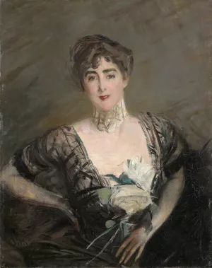 Portrait der Josefina Alvear de Errazuriz by Giovanni Boldini Oil Painting