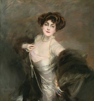 Portrait Of Diaz Albertini by Giovanni Boldini Oil Painting
