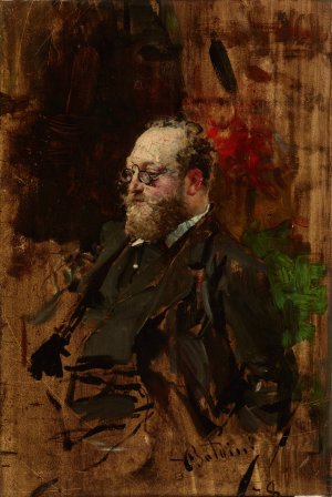 Portrait of Ferdynand Bryndza by Giovanni Boldini Oil Painting
