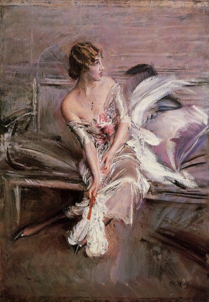 Main Product Photo of Portrait of Gladys Deacon Painting by Giovanni Boldini