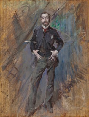 Portrait of John Singer Sargent by Giovanni Boldini Oil Painting