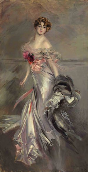 Portrait of Marthe Regnier by Giovanni Boldini Oil Painting