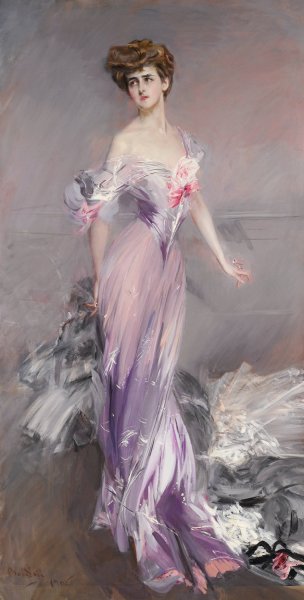 Main Product Photo of Portrait Of Mrs. Howard-Johnston  Painting by Giovanni Boldini
