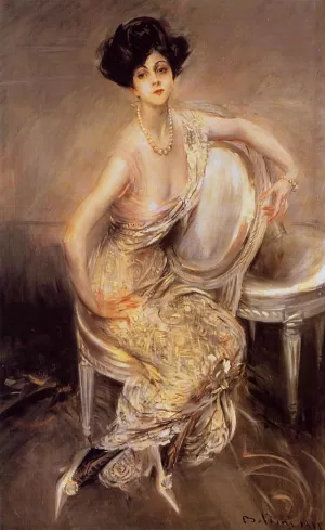 Portrait of Rita de Acosta Lydig by Giovanni Boldini Oil Painting