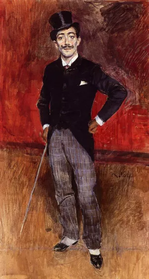 Portrait of the Comte de Rasty by Giovanni Boldini Oil Painting