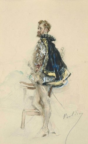 Raphael Duflos dans le role d'Henri III by Giovanni Boldini Oil Painting