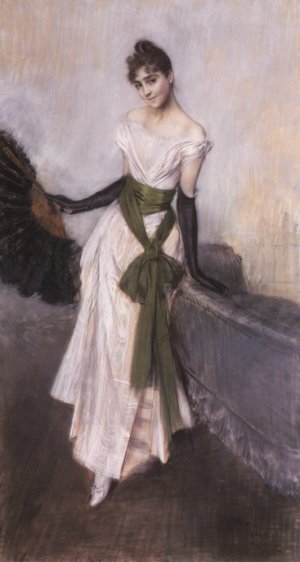 Ritratto della Signorina Concha de Ossa Oil painting by Giovanni Boldini