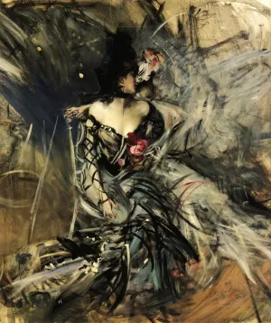 Spanish Dancer at the Moulin Rouge painting by Giovanni Boldini