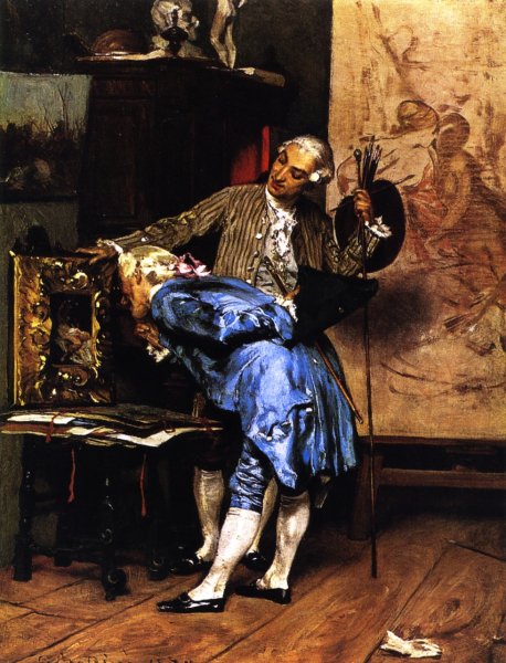 Main Product Photo of The Connoisseur Painting by Giovanni Boldini