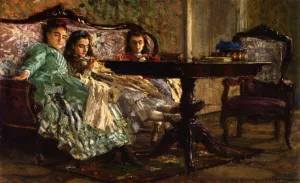 The Lascaraky Sisters by Giovanni Boldini Oil Painting