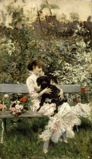 Untitled 3 by Giovanni Boldini Oil Painting