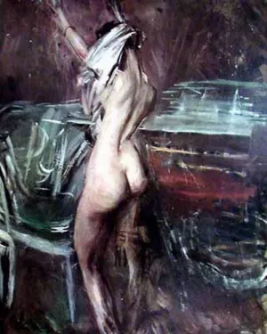 Young Dark Lady by Giovanni Boldini Oil Painting